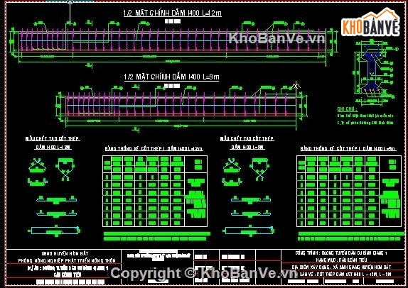 Bản vẽ,Bản vẽ dầm cầu