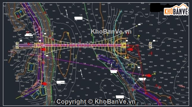 thiết kế cầu treo,bản vẽ,bản vẽ thiết kế cầu treo