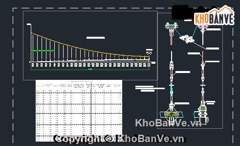 thiết kế cầu treo,bản vẽ,bản vẽ thiết kế cầu treo