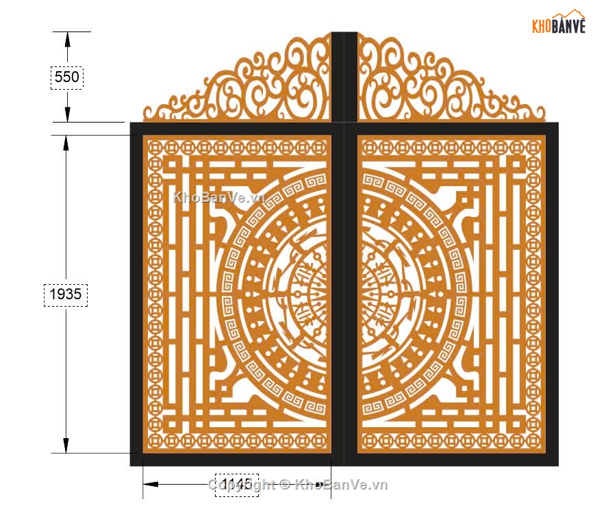 cổng 2 cánh cnc,file cnc cổng 2 cánh,mẫu cnc cổng 2 cánh