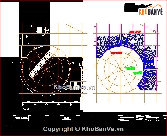 thiết kế nôi thất footcourt- AEON Long Biên,Thiết kế CS Nội Thất footcourt,AEON Long Biên,bản vẽ nội thất