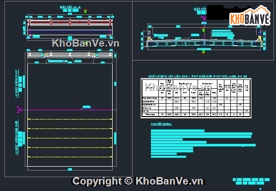 bản vẽ,bản vẽ cầu dầm,bản vẽ cầu dầm rỗng