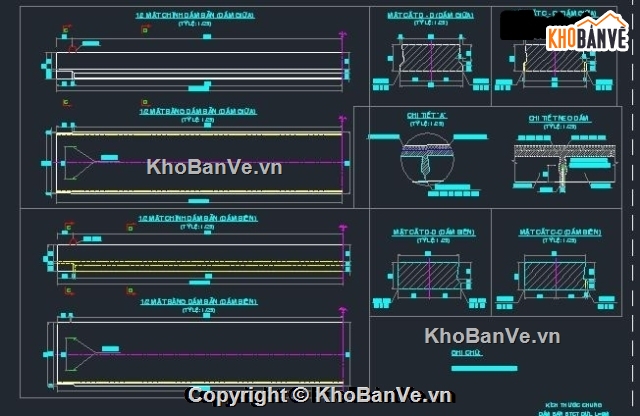 bản vẽ,bản vẽ cầu dầm,bản vẽ cầu dầm rỗng