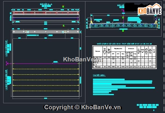 bản vẽ,bản vẽ cầu dầm bản rỗng,thiết kế cầu dầm dầm bản rỗng