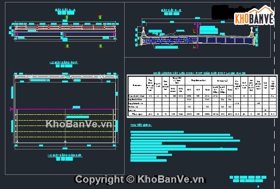 bản vẽ cầu dầm bản,bản vẽ,thiết kế cầu dầm bản