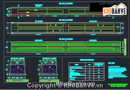 bản vẽ cầu dầm bản,bản vẽ,thiết kế cầu dầm bản