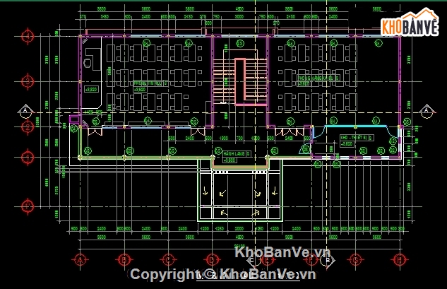 Bản vẽ,bản vẽ trường tiểu học,thiết kế trường tiểu học