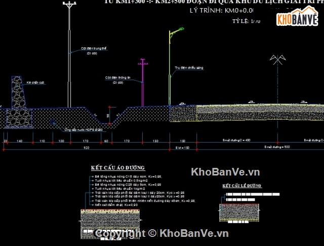 thiết kế đường,thi công đường,đường ven biển,bản vẽ đường ven biển