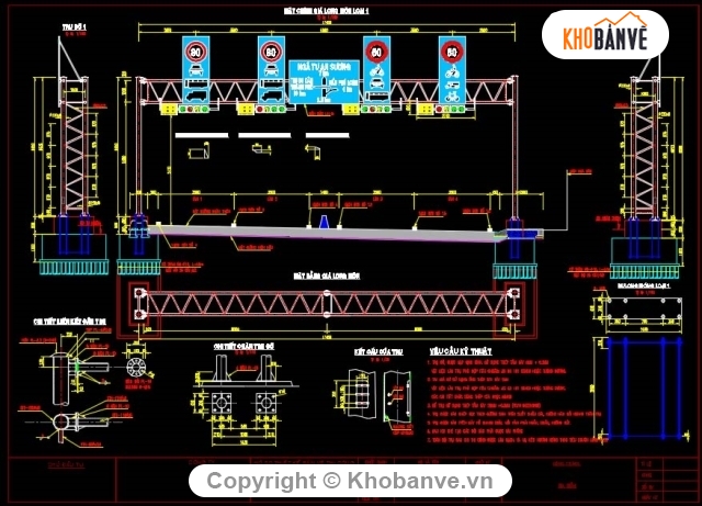 giá long môn,giá long môn lắp biển báo,giá long môn cổng chào,khung thép lắp biển báo,khung giá biển báo