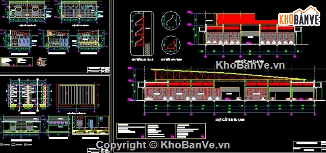 kiến trúc chợ,bản vẽ chợ,bản vẽ