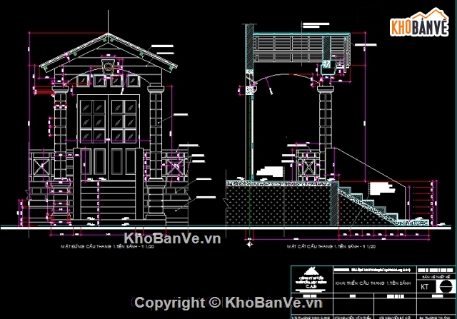 Bản vẽ,Bản vẽ nhà 2 tầng,Thiết kế nhà 2 tầng