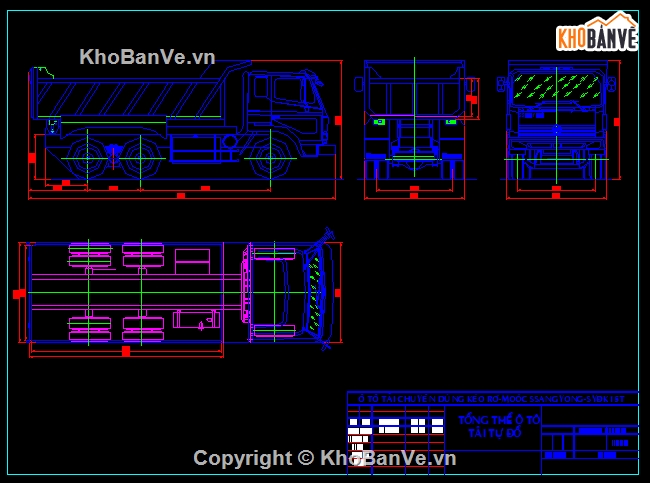 thiết kế xe tải,bản vẽ xe tải,autocad xe tải,thiết kế mẫu xe tải đầu kéo