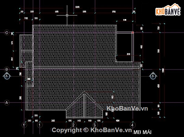 Bản vẽ,Bản vẽ nhà 4 tầng,Bản vẽ nhà