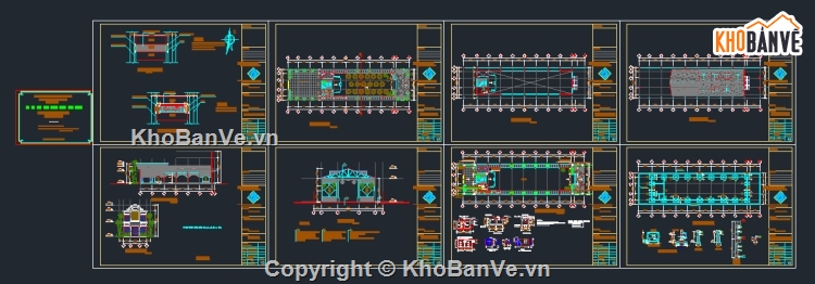 thiết kế Nhà Hàng,bản vẽ nhà hàng tiệc cưới,mẫu nhà hàng tiệc cưới đẹp,nhà hàng tiệc cưới 9x27.6m,thiết kế nhà hàng tiệc cưới