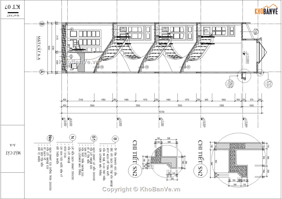 Bản vẽ nhà 4 tầng,nhà ống 4 tầng,Kiến trúc nhà ống,Bản vẽ nhà 3 tầng,nhà phố 4x13m,Thiết kế nhà 2 mặt tiền