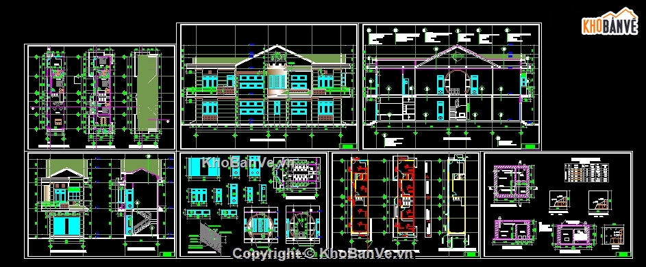 Bản vẽ nhà phố 2 tầng,nhà phố 2 tầng 4x20m,thiết kế nhà phố 2 tầng,mẫu nhà phố 2 tầng