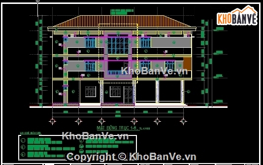 Bản vẽ nhà trẻ,Bản vẽ nhà nghỉ,Thiết kế nhà văn hóa,mẫu nhà văn hóa,nhà văn hóa phường Hưng Lợi