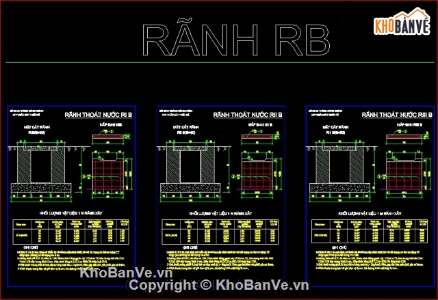 bản vẽ rãnh thoát nước,thiết kế đường thoát nước đô thị,hệ thống thoát nước đô thị,thiết kế rãnh thoát nước