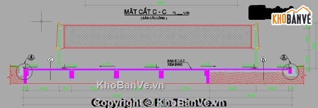 Bản vẽ,Bản vẽ sân bóng chuyền,Bản vẽ sân cầu lông,Bản vẽ sân tennis