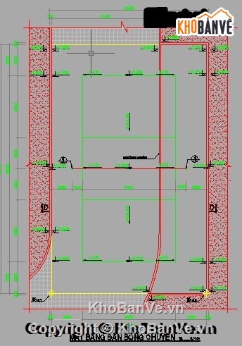 Bản vẽ,Bản vẽ sân bóng chuyền,Bản vẽ sân cầu lông,Bản vẽ sân tennis