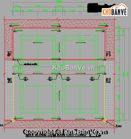 Bản vẽ,Bản vẽ sân bóng chuyền,Bản vẽ sân cầu lông,Bản vẽ sân tennis