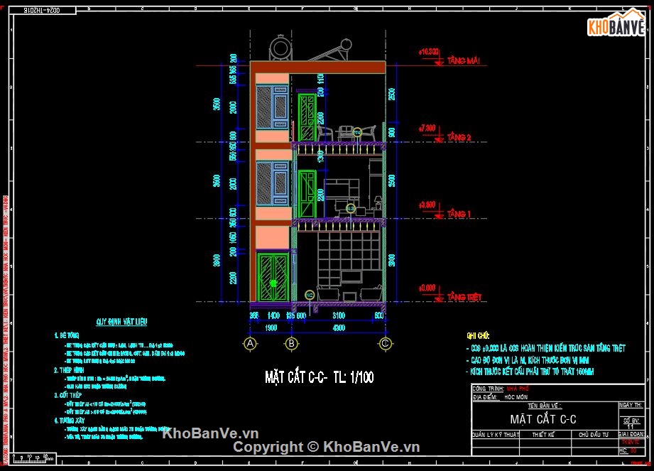 nhà phố 6x12m,thiết kế bản vẽ thi công nhà phố,Bản vẽ nhà phố 6x12m,Bản vẽ thi công nhà phố 6x12m,thiết kế nhà phố đẹp