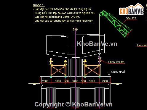 bản vẽ,cầu đút hẫng,thiết kế thi công cầu đút hẫng