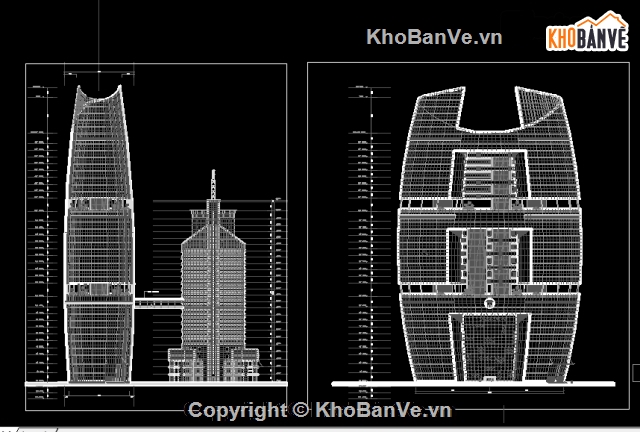 Kiến trúc tòa nhà,tòa nhà VNPT Tower,vnpt tower,thiết kế tòa nhà VNPT