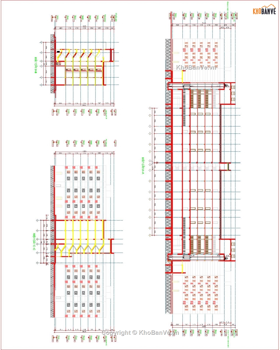 Nhà ở xã hội,Bản vẽ,Nhà 6 tầng