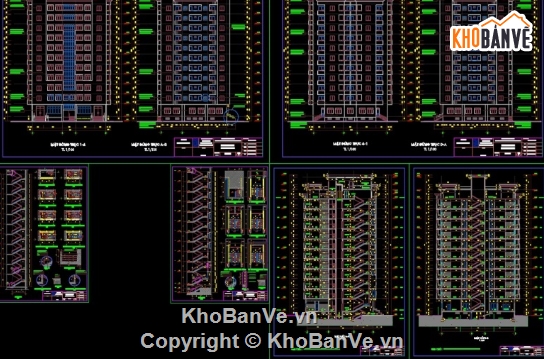 Chung cư 11 tầng,file cad chung cư 11 tầng,chung cư 11 tầng file cad