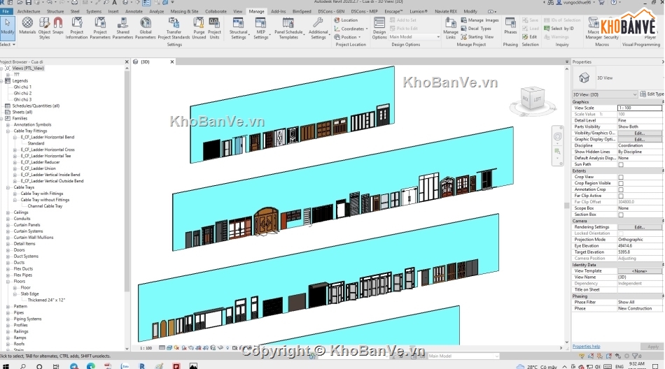family revit,cửa đi,family cửa đi revit,thư viện cửa revit,mẫu cửa