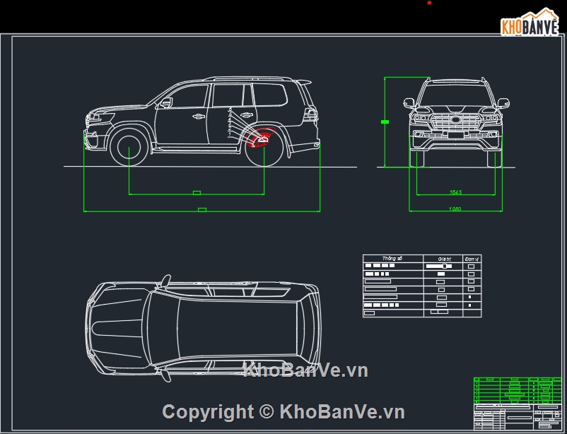 Bản vẽ xe ô tô,Toyota Land Cruiers 2016,bản vẽ xe Land Cruiers