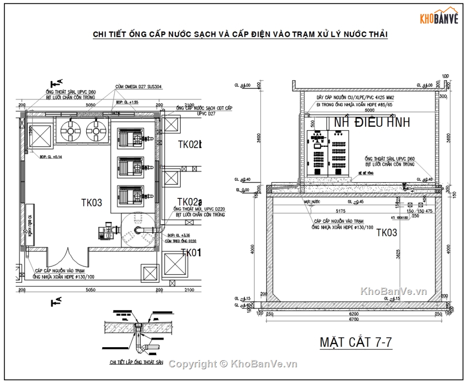 trạm xử lý nước thải,Bể xử lý nước thải khu dân cư,nước thải khu dân cư,trạm xử lý nước thải 345m3,QCVN14:2025/BTNMT,nước thải khu đô thị