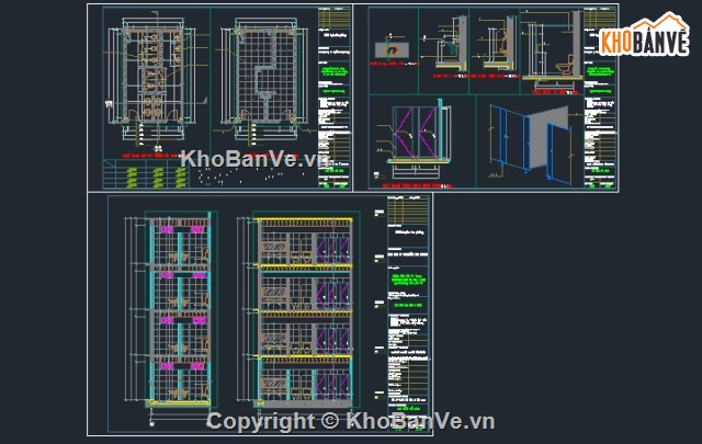 Bản vẽ trường học 4 tầng,bản vẽ trường học,tiểu học 4 tầng,vẽ trường học,bản vẽ trường tiểu học,Trường học 4 tầng 16 phòng