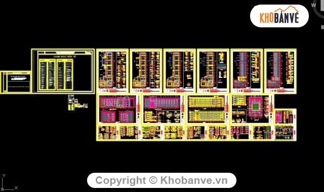 trường học 4 tầng,Bản vẽ trường học 4 tầng,trường trung học cơ sở,File thiết kế trường học,trường THCS 4 tầng 22x62m