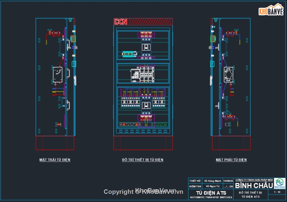 Bản vẽ tủ điện bơm điện chữa cháy,ATS,Biện pháp thi công trạm biến áp ngồi,Bản vẽ tủ điện thi công,Bản vẽ  trạm điện,Bản vẽ tủ điện solar
