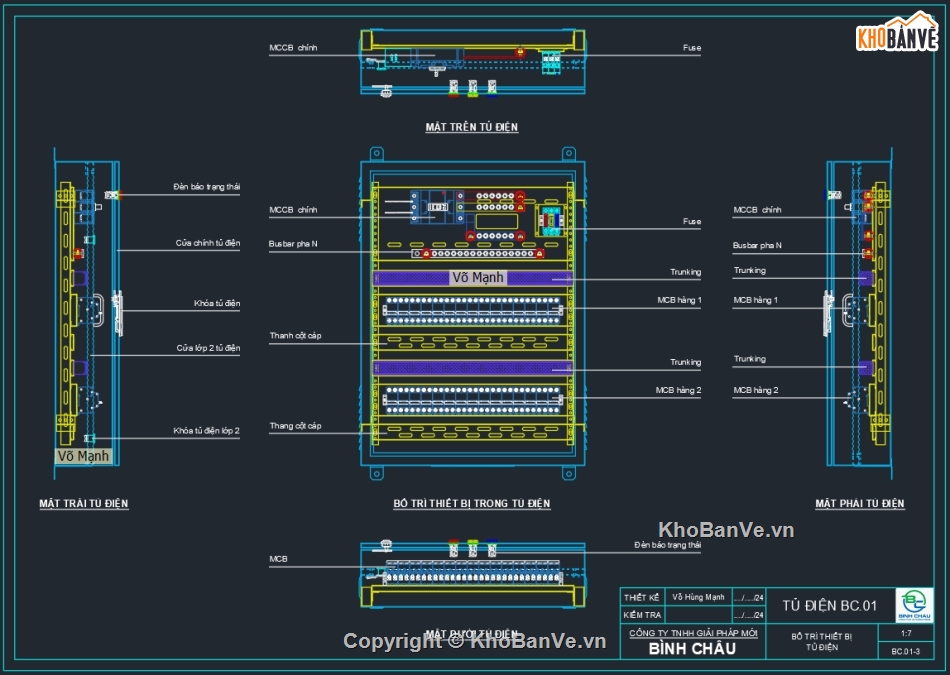 File cad tủ điện 3 pha,Biện pháp thi công trạm biến áp ngồi,File cad trạm biến áp trụ thép,tủ điện,điện động lực,điện