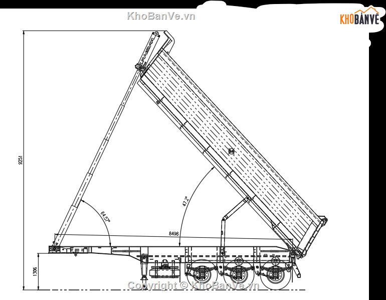 Sơ mi rơ mooc,Sơ mi rơ mooc ben,Sơ mi rơ mooc 3 trục,Semi-trailer,Semi-trailer axle configuration (2-axle,3-axle)