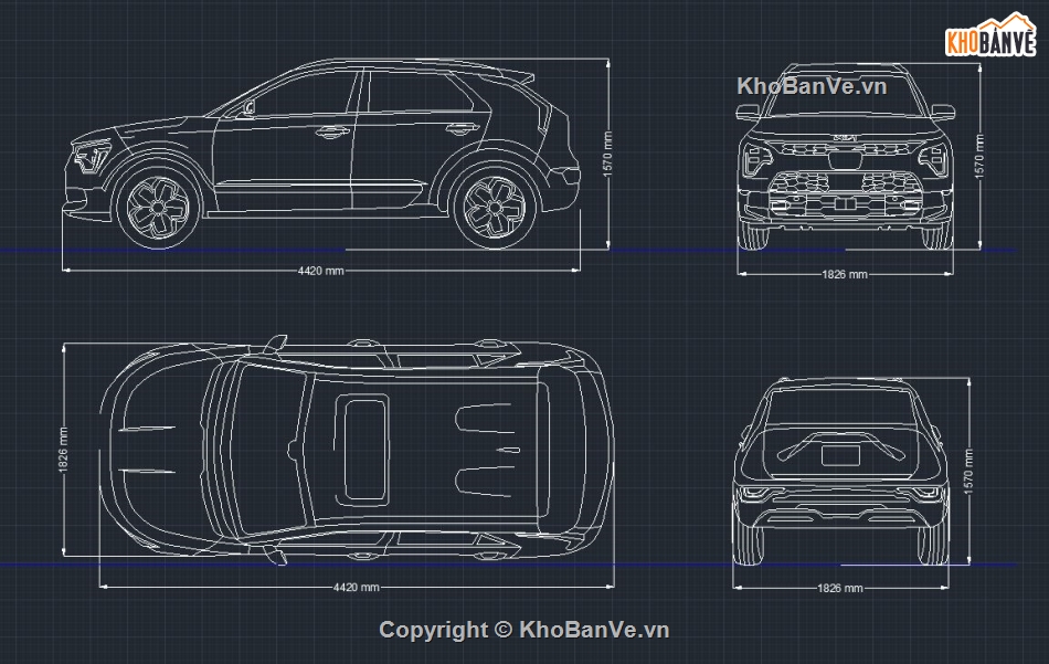 Tuyến hình xe ô tô,bản vẽ tuyến hình,tuyến hình 2d