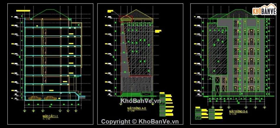 kiến trúc 8 tầng,phối cảnh,kết cấu kiến trúc,Bản vẽ,kết cấu,văn phòng