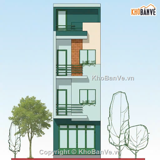 Bản vẽ nhà phố,Bản vẽ xin phép xây dựng nhà phố,nhà phố 4x14.5,4x14.5,hstk nhà phố 4x15,Bản vẽ