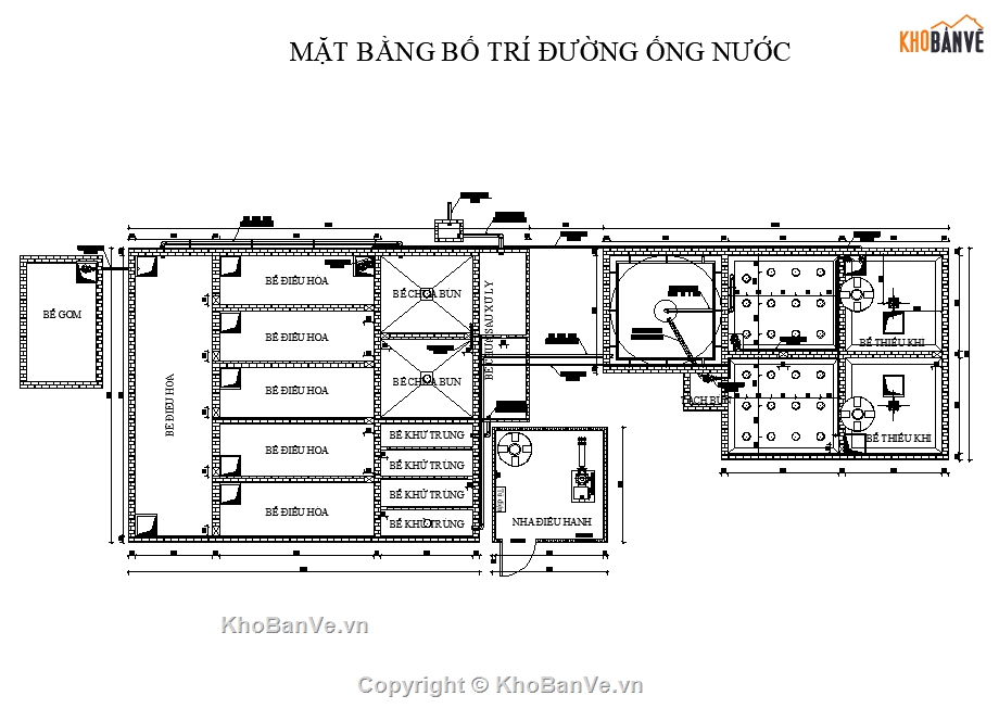 xử lý nước thải sinh hoạt,nước thải sinh hoạt,xử lý nước,cad xử lý nước thải