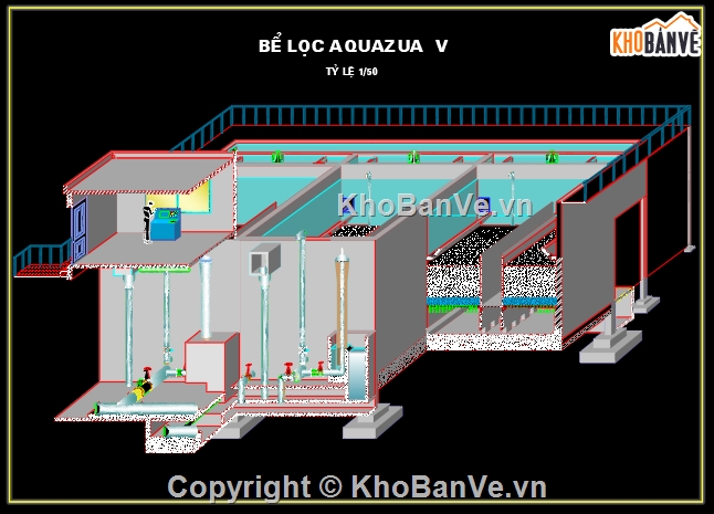 chữ V,Bể nước ngầm,Bể nước