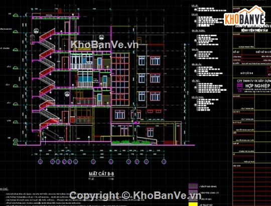 bệnh viện thiện tâm,Bệnh viện,file cad bệnh viện,cad bệnh viện