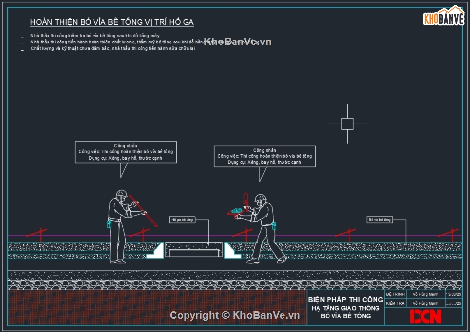 Biện pháp thi công bó vỉa bê tông,Biện pháp thi công mương thoát nước,Biện pháp thi công lắp đặt cống thoát nước hố ga,Biện pháp thi công bó vỉa hè,DCN,Biện pháp thi công đường giao thông