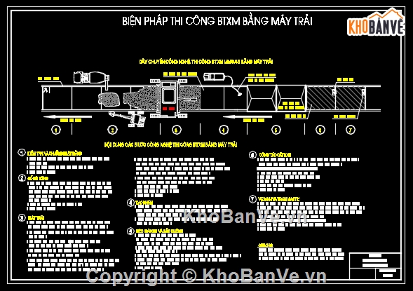 biện pháp thi công đường,bptc đường,thi công đường giao thông