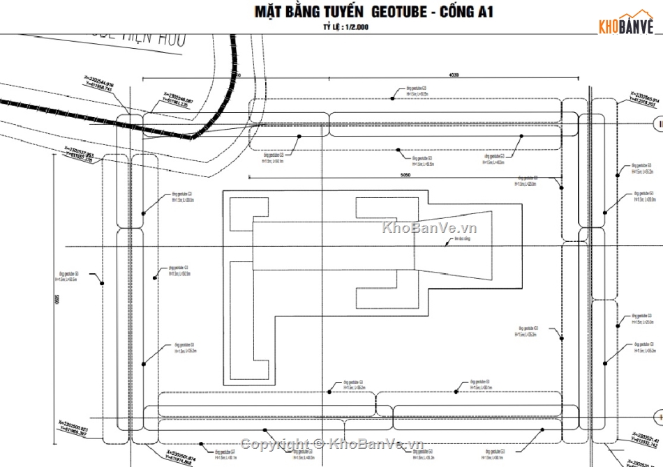 Biện pháp thi công geotube,Biện pháp thi công geotube tuyến đê biển,Biện pháp thi công geotube-san lấp
