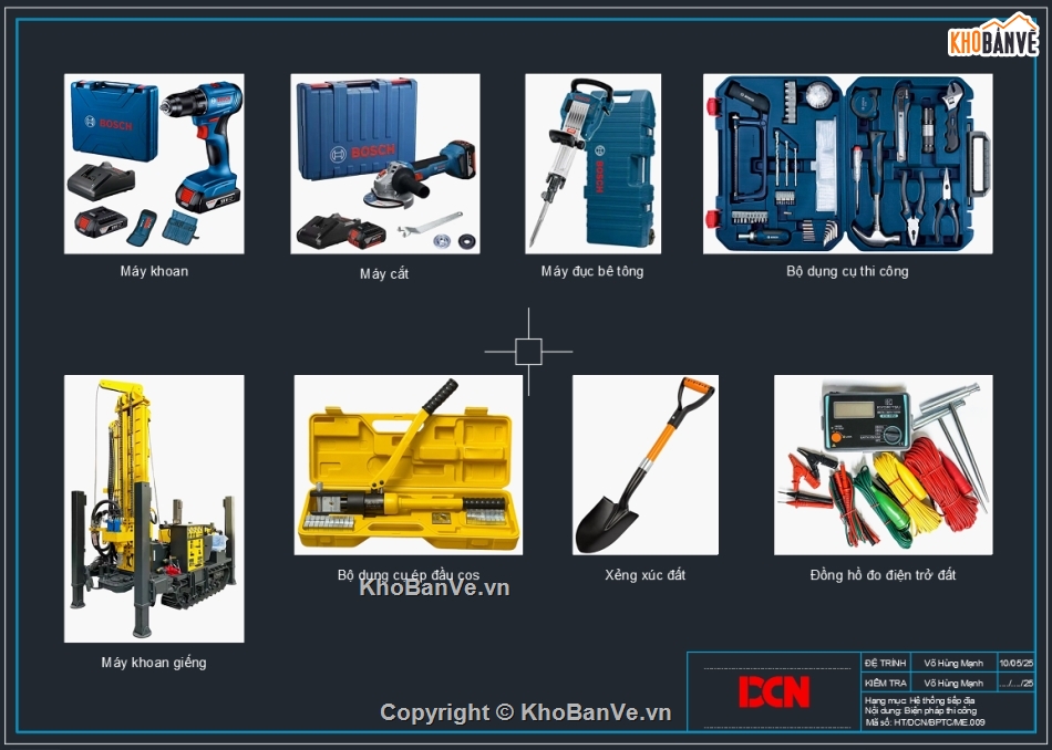Biện pháp thi công hệ thống tiếp địa,Biện pháp thi công hàn hóa nhiệt,Biện pháp thi công chống sét,Bản vẽ trạm biến áp kios,Biện pháp thi công ME,DCN