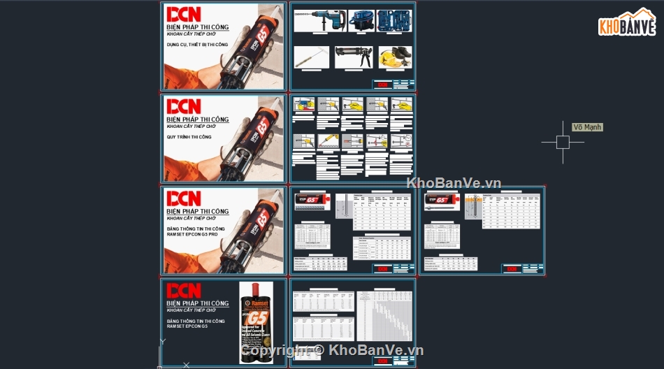 Biện pháp thi công khoan cấy thép chờ,Biện pháp thi công khoan cấy thép,DCN,khoan cấy thép Ramset,Biện pháp sửa chữa bê tông,thi công khoan cấy thép