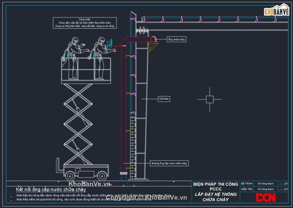 Biện pháp thi công pccc,Biện pháp thi công ống chữa cháy,biện pháp thi công ME,Biện pháp thi công lắp đặt ống gió,Biện pháp thi công lắp đặt ống chữa cháy,DCN